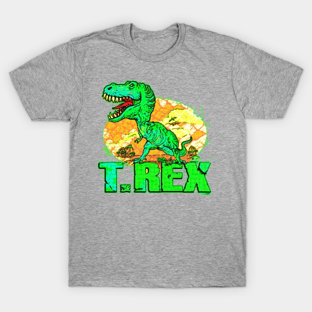 T Rex Big Dot T-Shirt by Mudge